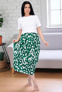 Платье Виттория, вискоза/кулирка До 60 размера - Малина фото 119