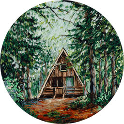 Набор для вышивания PANNA Живая картина JK-2239 Лесная гармония 11.5 х 11.5 см