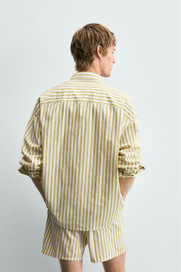 STRIPED SHIRT WITH POCKET - Zara фото 3