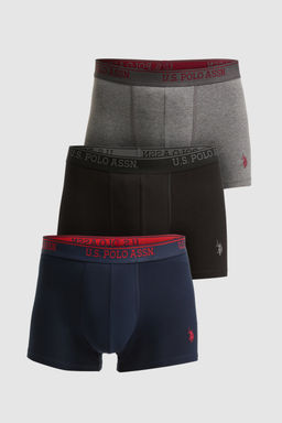 Erkek Lacivert 3l_ Boxer Tak_m_