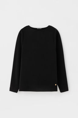 Джемпер Very Neat ЕВТ 3256 из хлопка с полиэстером и спандексом черный фото 5