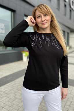 Джемпер Rumoda 2152 черный/дл.рукав  фото 5