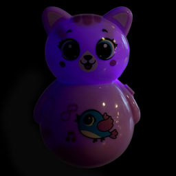 Музыкальная неваляшка «Весёлый малыш», цвет фиолетовый