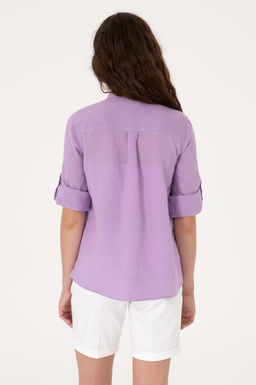 Kad_n Lila Uzun Kollu G_mlek Sepette S_rpriz _ndirim - U.s. polo assn фото 5