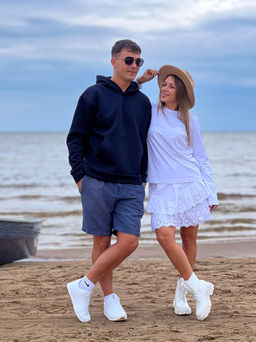 Толстовка, Худи К201-ИЗИ Темно-синий