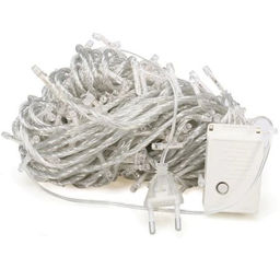 Гирлянда светодиодная Шнур 10 м, 100 LED 8 режимов теплый белый / L111 /уп 100/коробка - Галеонтрейд фото 2