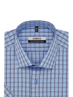 Сорочка мужская короткий рукав GREG 225/101/6183 фото 3