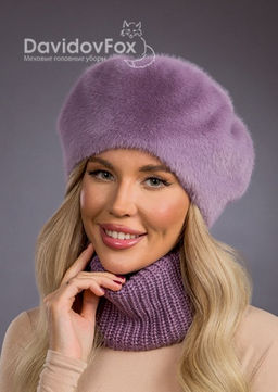 ВИДЕООБЗОР шапка Берет экомех клевер