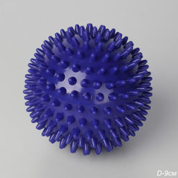 Мячик массажный Woohooo Energy Ball / 9 см/ фиолетовый /уп 90/