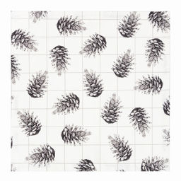 Набор салфеток сервировочных на стол Этель Christmas, 2 шт., белые, с декоративными кольцами, 45?45 см