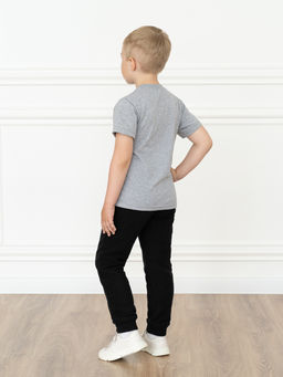 Брюки детские флисовые черные