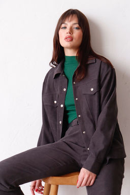 Martichelli Рубашка в стиле сафари антрацит