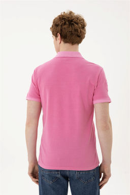 Мужская розовая базовая футболка - U.s. polo assn фото 5