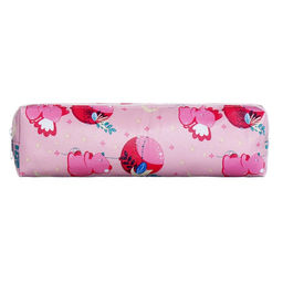 Пенал школьный на молнии Calligrata «Мишки», с принтом, розовый