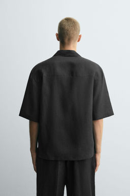 100% LINEN KIMONO SHIRT - Zara фото 3