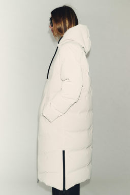 LONG RUBBERISED HOODED WINDPROOF ANORAK - Zara фото 12