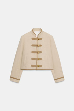 TOGGLE SHOULDER PAD JACKET - Zara фото 7