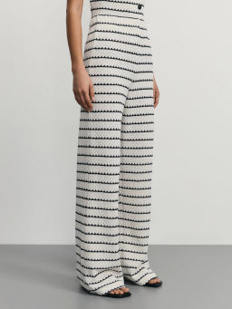 Брюки из фактурной вязки / Zarina  фото 3