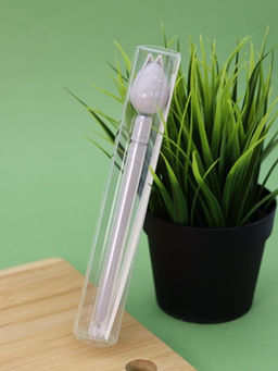 Ручка с магнитной насадкой "Lucky kitten", grey