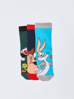 Looney Tunes Desenli Erkek ?ocuk Soket ?orap 3l? - Waikiki фото 2
