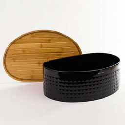 40552 Хлебница с крышкой металл/бамбук MB (х4) - Mayer&boch фото 2