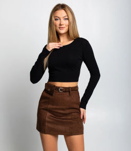 Юбка #КТ8522 (2), шоколадный