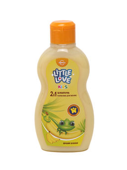 СВОБОДА /1072905/ KIDS Little Love Шампунь-бальзам для волос 2в1 "Яркий банан" (240мл).12