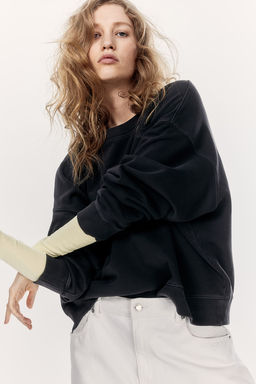 Sudadera con motivo de texto