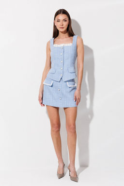 Юбка VN Fashion 1105 голубой