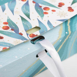 Цена за 6 шт. Складная коробка подарочная Волшебство, 20 х 18 х 5 см, БЕЗ ЛЕНТЫ - Дарите счастье фото 3