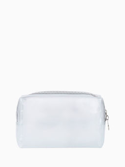 Косметичка на молнии для бассейна, матовая, с надписями, разноцветная