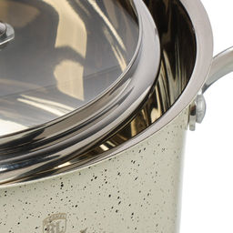 Кастрюля 3,6л из нержавеющей стали со стеклянной крышкой, 20х11.5см (R-306в) /Rashel/  фото 7