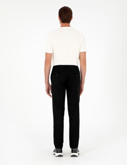 Siyah Ex. Slim Fit Kuma_ Pantolon