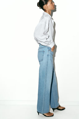 Z1975 REGULAR FIT HIGH-WAIST LONG LENGTH JEANS - Zara фото 25