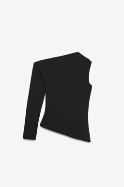 ASYMMETRIC CREPE TOP - Zara фото 7
