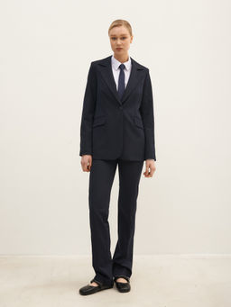 Синие базовые брюки