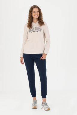 U. S. Polo Assn Женская кремовая толстовка с капюшоном - U.s. polo assn фото 19