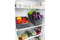 Контейнер хозяйственный 35,5*13*17 см Лофт серый на колесах узкий (модель - 621018) - Elan gallery фото 4