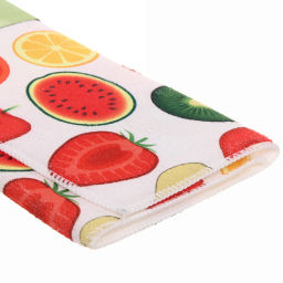 Цена за 2 шт. Коврик для сушки посуды 38*50см "Фрукты"