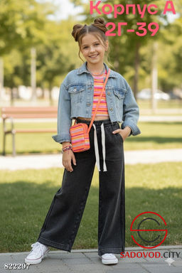 Штаны для девочки на резинке