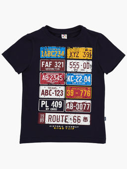 Футболка для мальчика одежда детская подростковая UD 7156 т.синий - Mini maxi фото 5