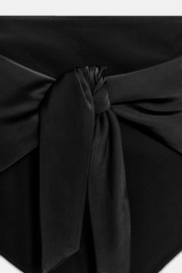 TOP SATINADO PALABRA DE HONOR LAZADA / Negro - Zara фото 7