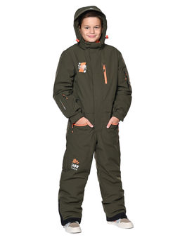 Комбинезон T-9070 Черный - Snow headquarter фото 10