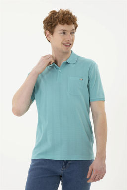 Мужская мятная футболка - U.s. polo assn фото 3