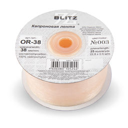 Лента капроновая 38 мм ( 1 1/2 ) BLITZ OR-38 22.8 м  0.5 м СК/Распродажа