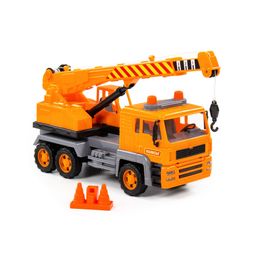 Алмаз, автомобиль-кран инерционный (в коробке) - Полесье фото 5