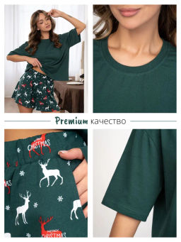 новогодняя пижама(комплект) из 100% хлопка - Binita фото 28