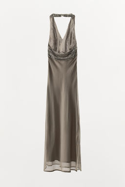 LONG EMBROIDERED DRESS - Zara фото 7