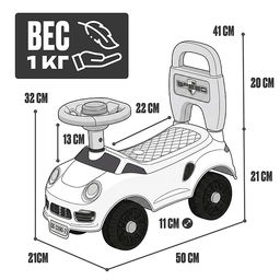 Каталка для детей Rocket R0277 (цвет красный)