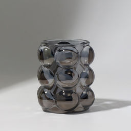 Подставка для хранения косметических принадлежностей «Bubble», 10×8 см, чёрная